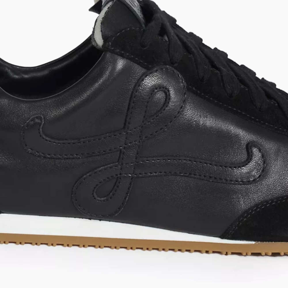 LOEWE - Womens Ballet Runner 2.0 in Black Calfskin Leather 2025 - MSRP $990 NWT - Picture 3 of 9